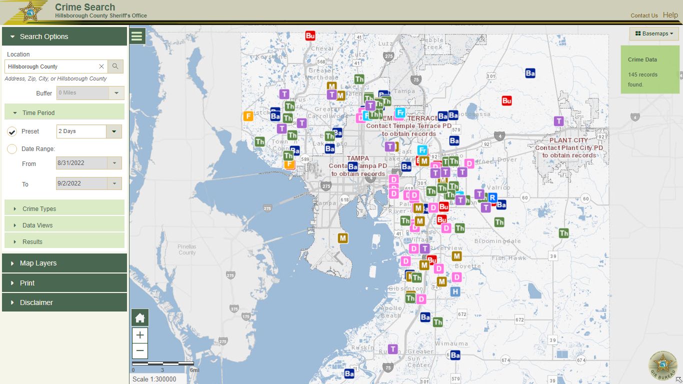 Crime Mapping - Hillsborough County Sheriff's Office